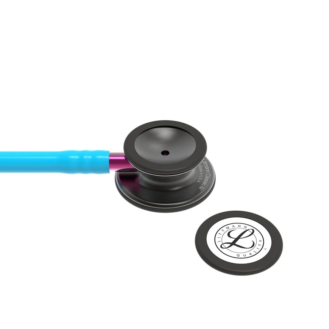 Classic III · Smoke & turquoise - pink stem · 5872